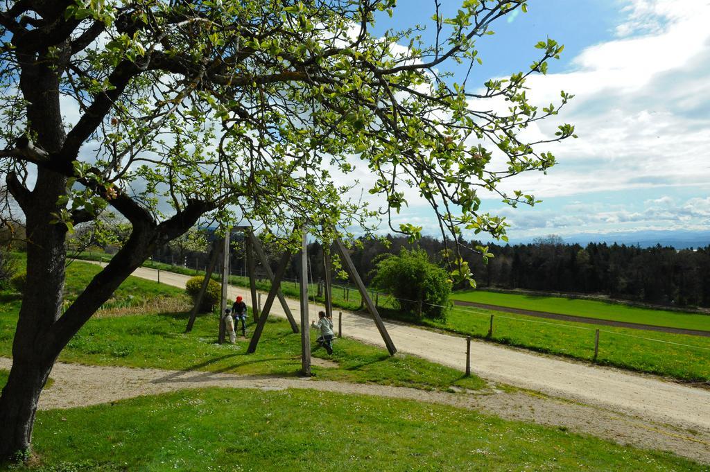 Ecohotel L'Aubier Montezillon Bagian luar foto